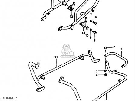 BUMPER - GS1100 1984 (E) USA (E03)