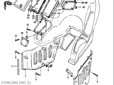 COWLING (NO.2) - GS1100 1984 (E) USA (E03)