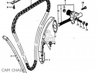 CAM CHAIN - GS1100E 1980 (T) USA (E03)