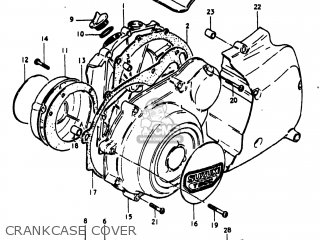 CRANKCASE COVER - GS1100E 1980 (T) USA (E03)