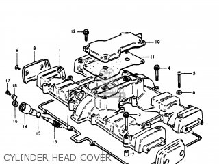 CYLINDER HEAD COVER - GS1100E 1980 (T) USA (E03)