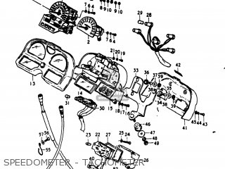 SPEEDOMETER - TACHOMETER - GS1100E 1980 (T) USA (E03)