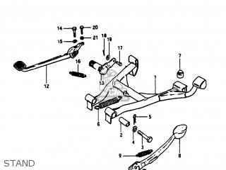STAND - GS1100E 1980 (T) USA (E03)