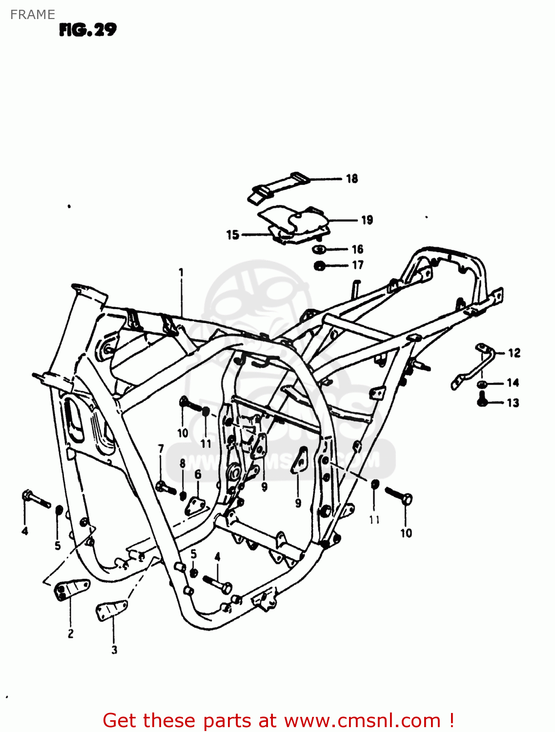 FRAME GS1100E 1981 (X) USA (E03)