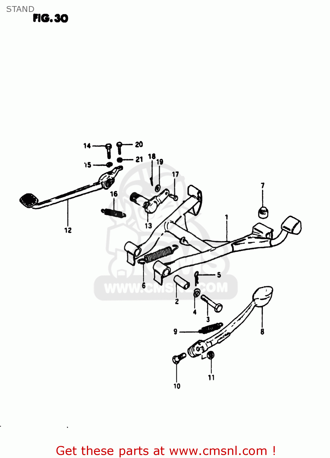 STAND GS1100E 1981 (X) USA (E03)