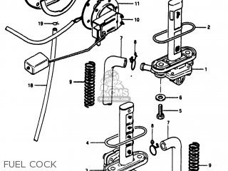 FUEL COCK - GS1100E 1981 (X) USA (E03)