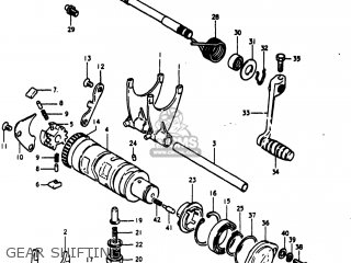 GEAR SHIFTING - GS1100E 1981 (X) USA (E03)