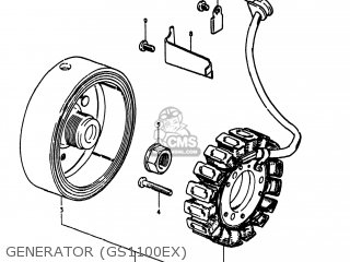 GENERATOR (GS1100EX) - GS1100E 1981 (X) USA (E03)