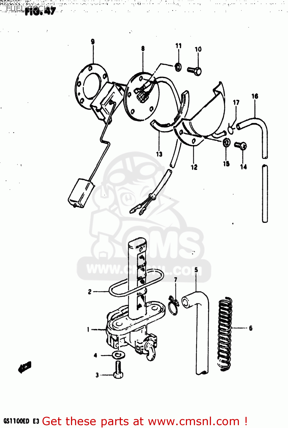 FUEL COCK GS1100E 1982 (Z) USA (E03)