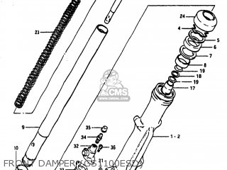 FRONT DAMPER (GS1100ESD) - GS1100E 1982 (Z) USA (E03)