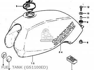 FUEL TANK (GS1100ED) - GS1100E 1982 (Z) USA (E03)