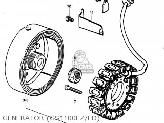 GENERATOR (GS1100EZ/ED) - GS1100E 1982 (Z) USA (E03)