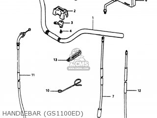 HANDLEBAR (GS1100ED) - GS1100E 1982 (Z) USA (E03)