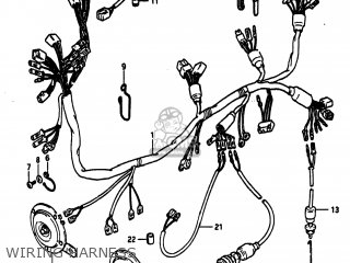 WIRING HARNESS - GS1100E 1982 (Z) USA (E03)