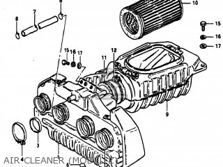 AIR CLEANER (MODEL Z) - GS1100E 1983 (D) USA (E03)