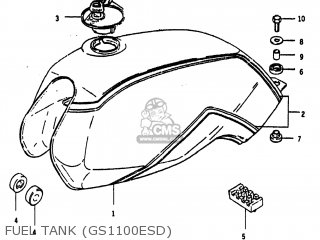 FUEL TANK (GS1100ESD) - GS1100E 1983 (D) USA (E03)
