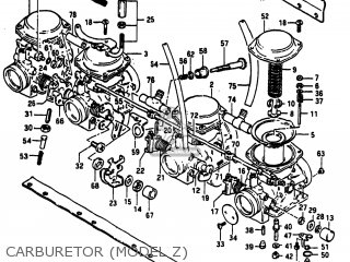 CARBURETOR (MODEL Z) - GS1100ES 1982 (Z) USA (E03)