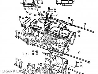 CRANKCASE (MODEL D) - GS1100ES 1982 (Z) USA (E03)