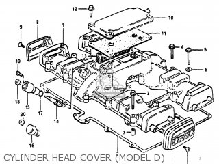 CYLINDER HEAD COVER (MODEL D) - GS1100ES 1982 (Z) USA (E03)