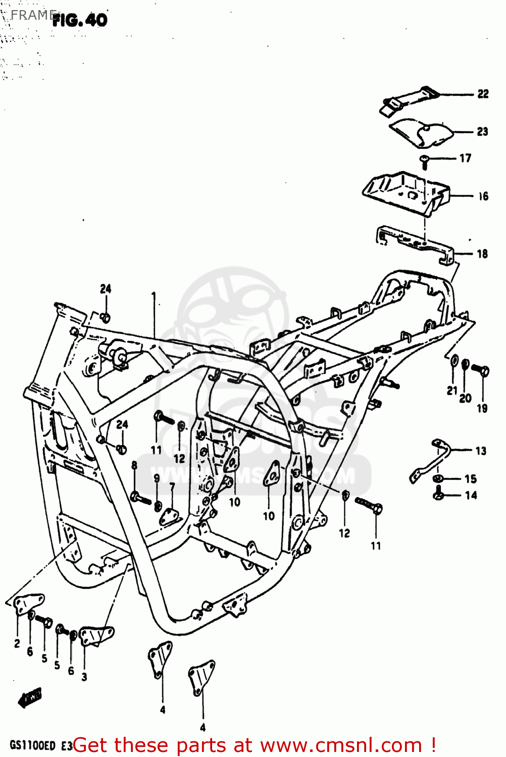 FRAME GS1100ES 1983 (D) USA (E03)