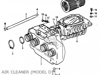 AIR CLEANER (MODEL D) - GS1100ES 1983 (D) USA (E03)
