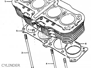 CYLINDER - GS1100ES 1983 (D) USA (E03)