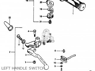 LEFT HANDLE SWITCH - GS1100ES 1983 (D) USA (E03)