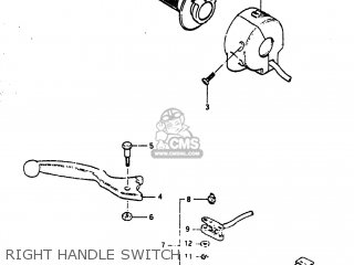 RIGHT HANDLE SWITCH - GS1100ES 1983 (D) USA (E03)