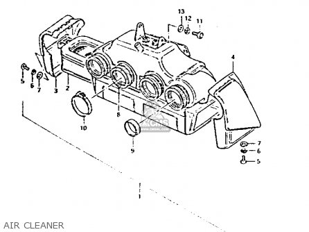 AIR CLEANER - GS1100G 1982 (Z) GENERAL EXPORT (E01)