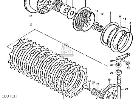 CLUTCH - GS1100G 1982 (Z) GENERAL EXPORT (E01)