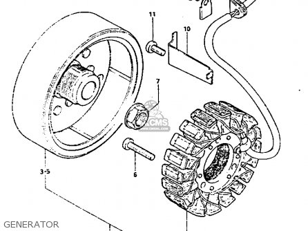 GENERATOR - GS1100G 1982 (Z) GENERAL EXPORT (E01)