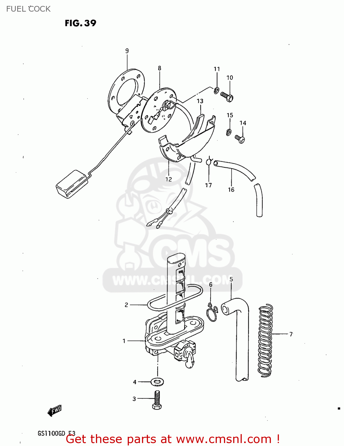 FUEL COCK GS1100G 1982 (Z) USA (E03)