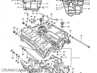 CRANKCASE (MODEL Z) - GS1100G 1982 (Z) USA (E03)