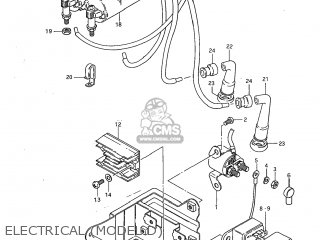 ELECTRICAL (MODEL D) - GS1100G 1982 (Z) USA (E03)