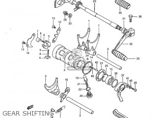 GEAR SHIFTING - GS1100G 1982 (Z) USA (E03)