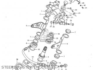 STEERING STEM (MODEL D) - GS1100G 1982 (Z) USA (E03)