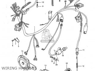 WIRING HARNESS - GS1100G 1982 (Z) USA (E03)