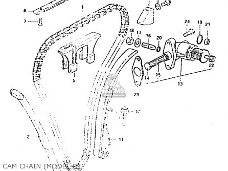 CAM CHAIN (MODEL D) - GS1100G 1983 (D) GENERAL EXPORT (E01)