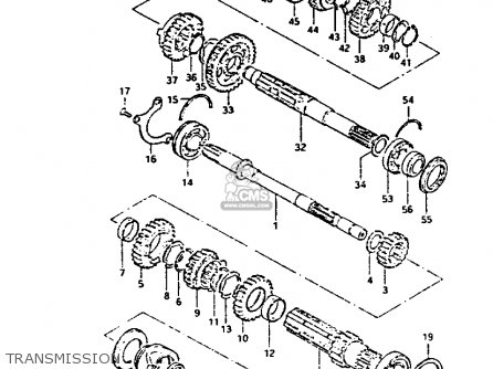 TRANSMISSION - GS1100G 1983 (D) GENERAL EXPORT (E01)