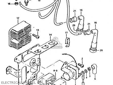 ELECTRICAL (MODEL Z) - GS1100G 1983 (D) GENERAL EXPORT (E01)