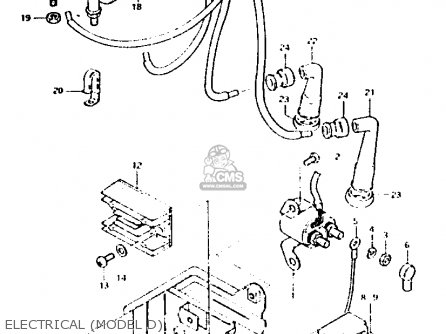 ELECTRICAL (MODEL D) - GS1100G 1983 (D) GENERAL EXPORT (E01)