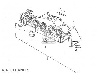AIR CLEANER - GS1100G 1983 (D) USA (E03)