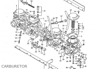 CARBURETOR - GS1100G 1983 (D) USA (E03)