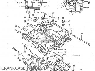 CRANKCASE (MODEL D) - GS1100G 1983 (D) USA (E03)