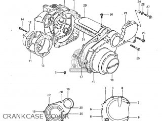 CRANKCASE COVER - GS1100G 1983 (D) USA (E03)