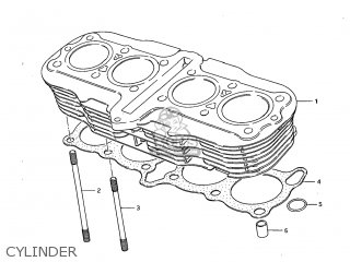 CYLINDER - GS1100G 1983 (D) USA (E03)