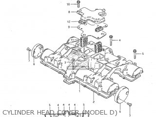 CYLINDER HEAD COVER (MODEL D) - GS1100G 1983 (D) USA (E03)