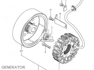 GENERATOR - GS1100G 1983 (D) USA (E03)