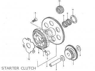 STARTER CLUTCH - GS1100G 1983 (D) USA (E03)