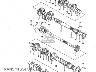 TRANSMISSION - GS1100G 1983 (D) USA (E03)